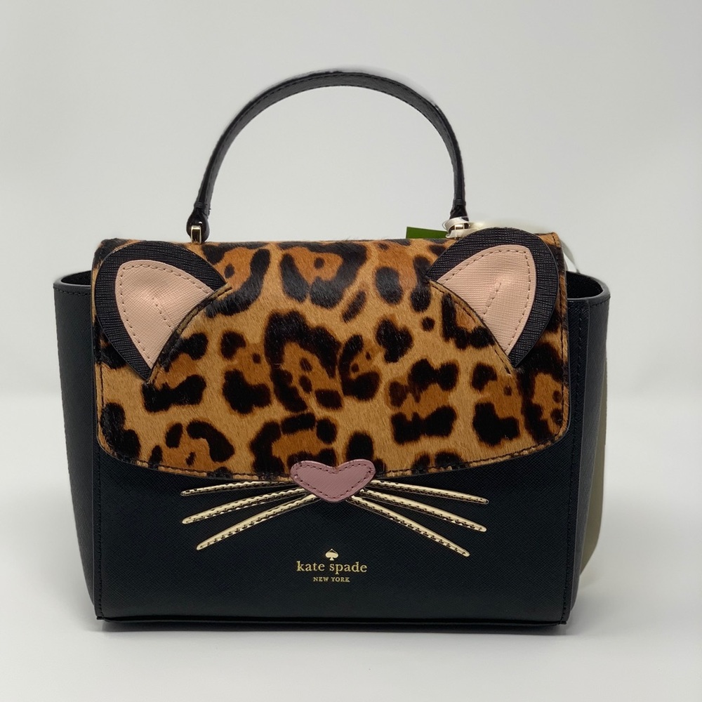 Kate Spade Leopard Kerrie Run Wild Small Satchel